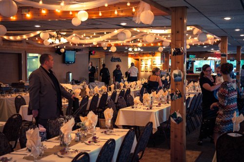 Preparing the dining room